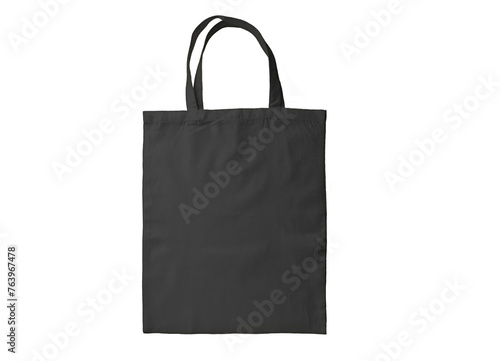 black shopping bag isolated