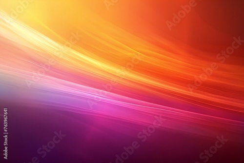Abstract background with smooth lines in red, orange and yellow colors