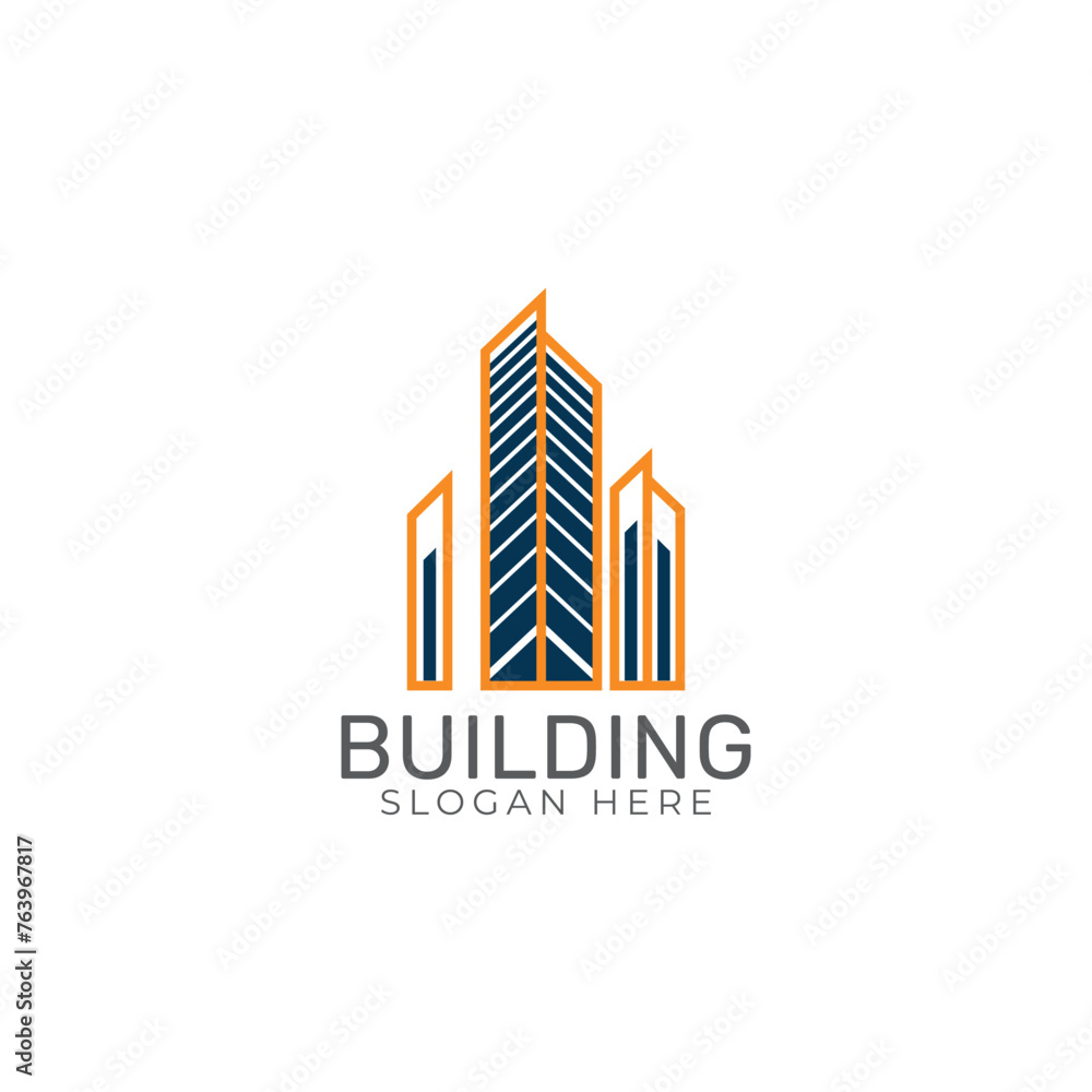 Real estate building construction vector icon design icon