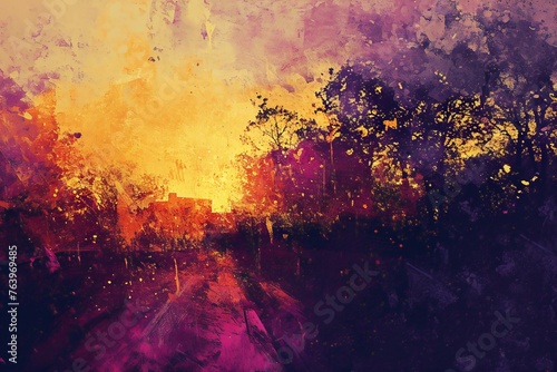 Abstract color design art illustration painting watercolor on canvas background