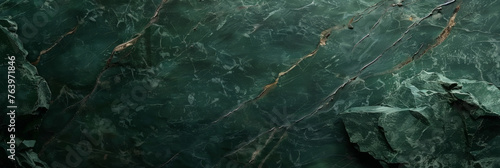 Panel kuchenny z motywem dark green stone texture, Dark green slate texture background. green stone texture. green granite slabs background.banner 