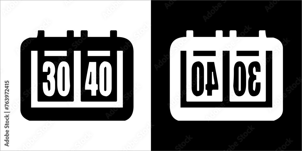 Illustration vector graphics of tennis icon Illustration vector graphics of tennis icon