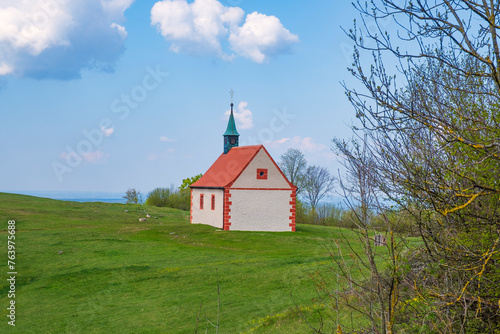 The Walburgis Chapel on the Ehrenbürg, also called Walberla, one of the three holy mountains of the Franconians