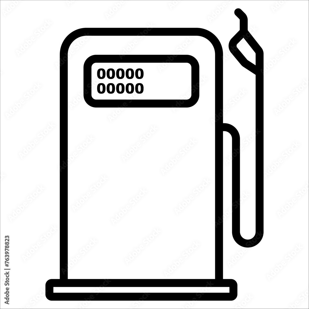 fuel, gas station icon vector illustration symbol fuel, gas station icon vector illustration symbol