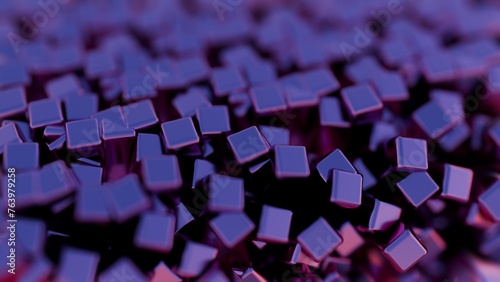 Textured Expanse: A Study in Purple Geometry