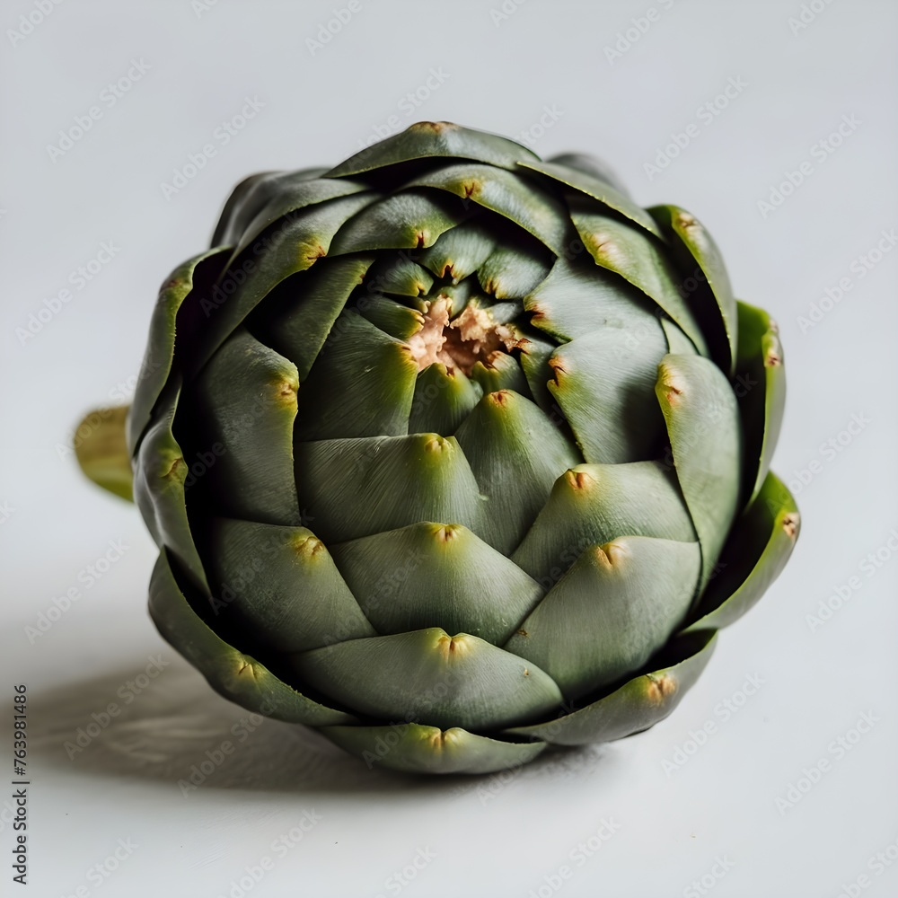 Fototapeta premium artichoke on a green background