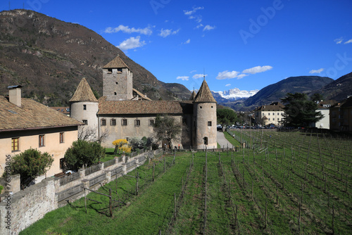 Castle Maretsch, old castle in Bolzano, Italy.