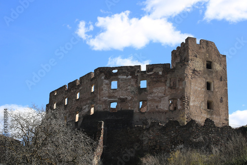 Rafenstein, ruin of a castle above Bolzano, Italy