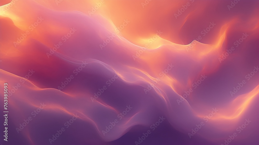 Obraz premium A purple and orange background with a wave of color