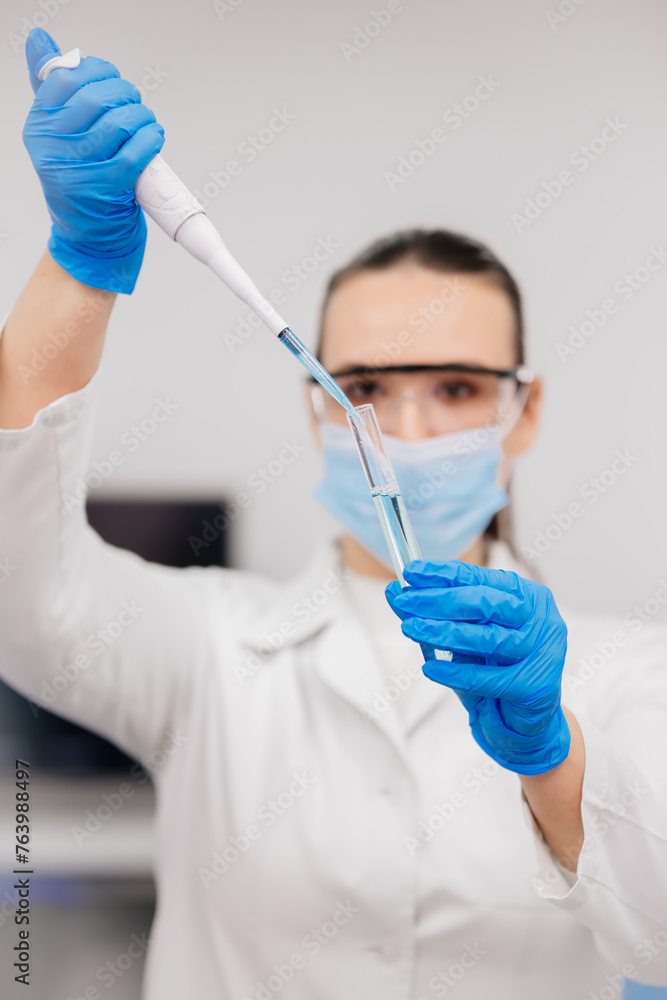 Medical research laboratory. Scientific laboratory of biotechnology, medical development and research in the field of chemistry, biochemistry and experiments. Medical research laboratory. Scientific laboratory of biotechnology, medical development and research in the field of chemistry, biochemistry and experiments.