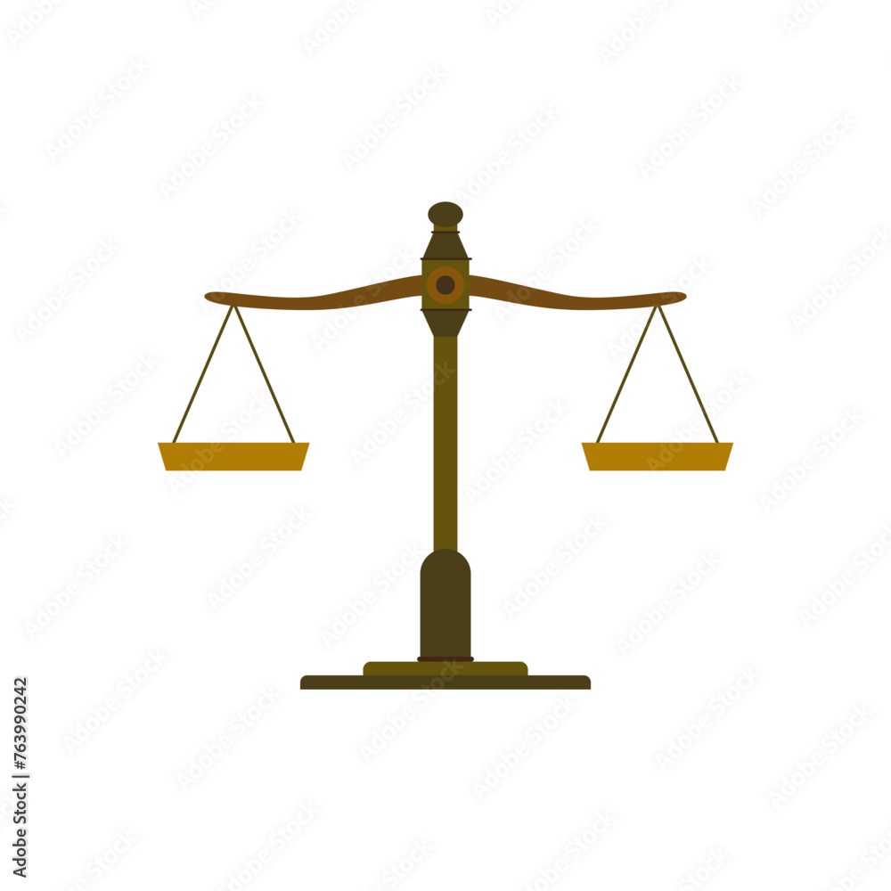 Justice Scales vector illustration. Law Firm, Law Offices, Luxury logo design inspiration. Law balance symbol. Libra in flat design. Justice, measurement, choice and balance concept. Justice Scales vector illustration. Law Firm, Law Offices, Luxury logo design inspiration. Law balance symbol. Libra in flat design. Justice, measurement, choice and balance concept.