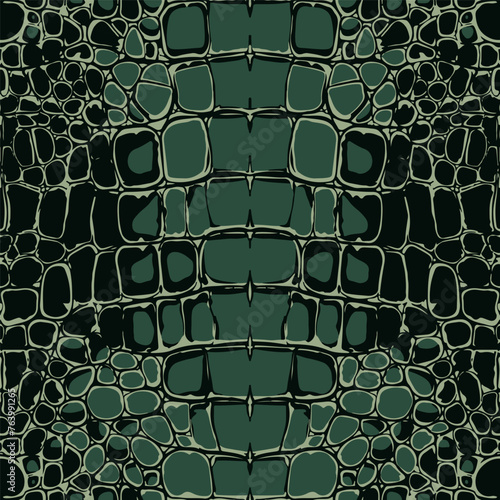 Alligator skin pattern design. Crocodile skin pattern. Alligator spots print vector illustration background