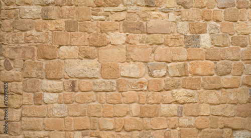 Limestone stone wall background texture