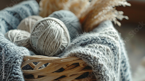 Woolen yarn. 