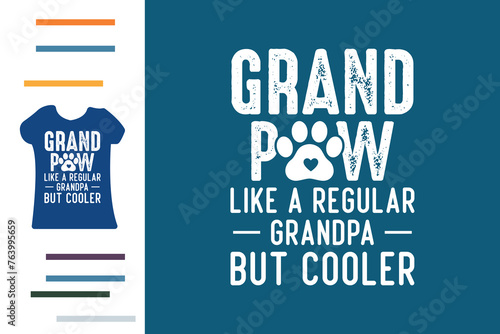 dog owner grandpa t shirt design 
