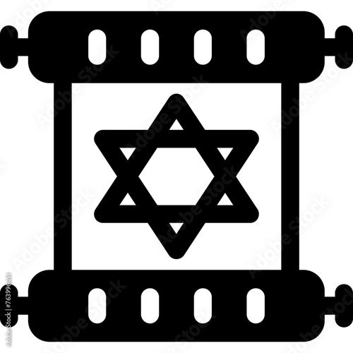 Scroll torah icon