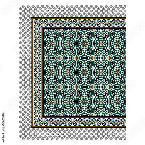 bedsheet design digital art use hand work and digital printing