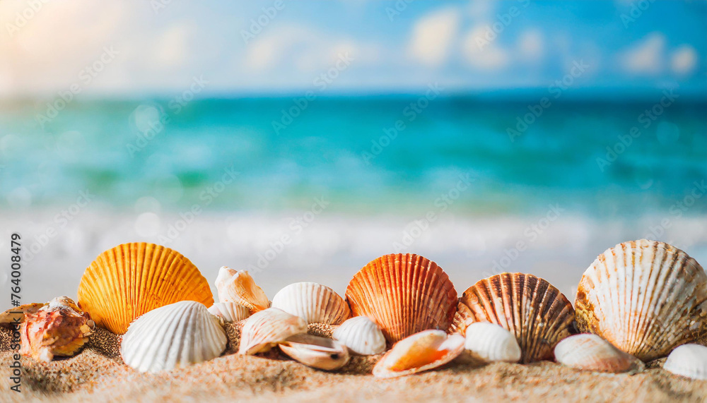 Close-up of tropical ocean panorama, perfect for vacation and travel themes Close-up of tropical ocean panorama, perfect for vacation and travel themes