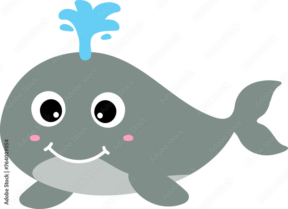 cute whale cartoon, sea animal cute whale cartoon, sea animal