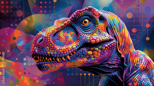 Vibrant Rex: Abstract Background with Vibrant Colors © Wemerson