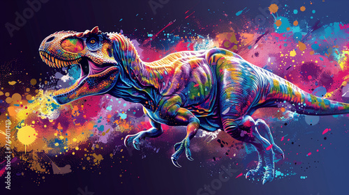 Vibrant Rex: Abstract Background with Vibrant Colors