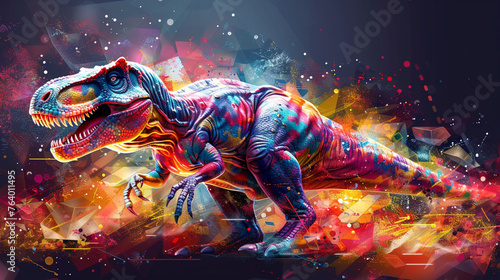 Vibrant Rex  Abstract Background with Vibrant Colors