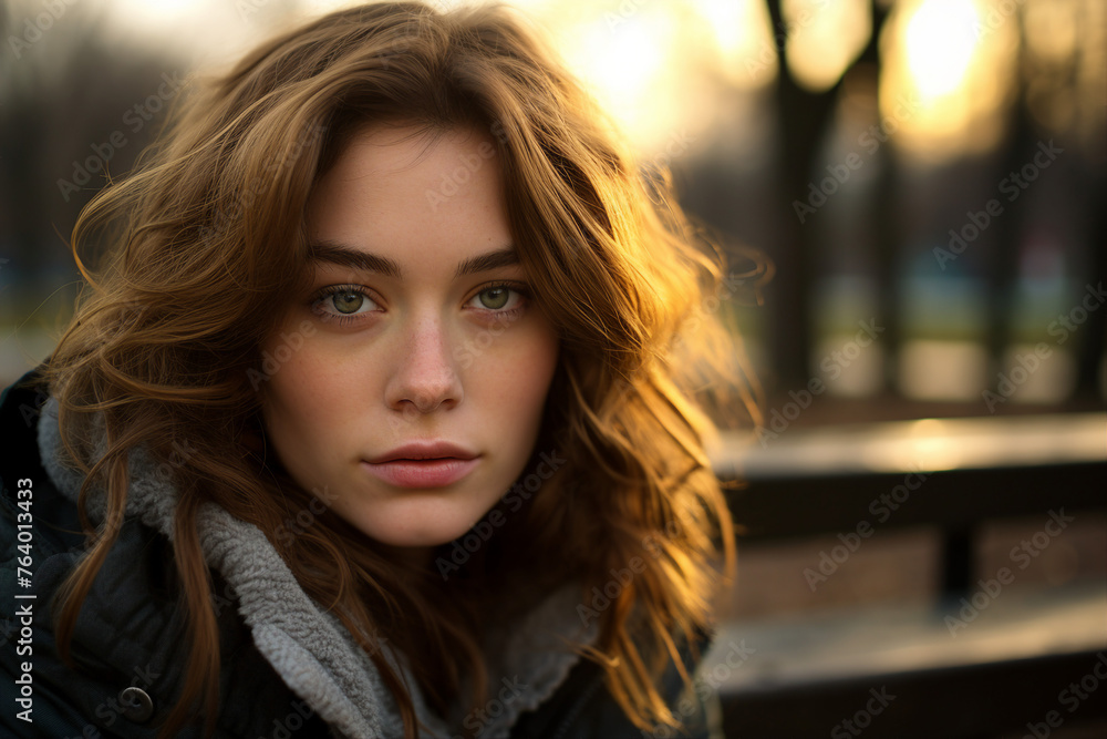 AI generated photography image of lovely cute pretty girl walking in park weekend vacation outdoors AI generated photography image of lovely cute pretty girl walking in park weekend vacation outdoors