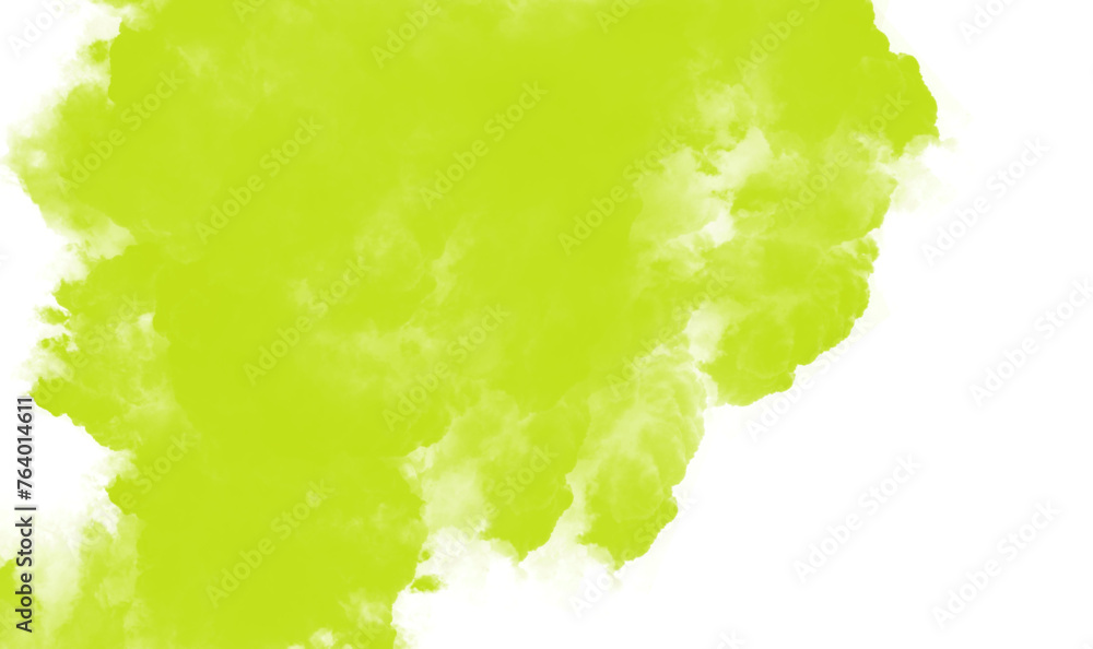 Obraz premium Yellow smoke texture on white background