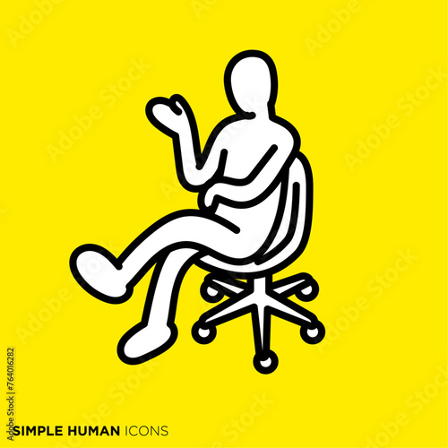 シンプルな人間のアイコンシリーズ, 成功者のインタビュー