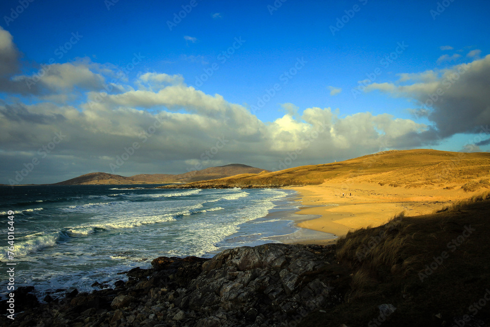 Coastal view near Borve and Scarista villages, Isle of Harris, Hebrides, Scotland Coastal view near Borve and Scarista villages, Isle of Harris, Hebrides, Scotland