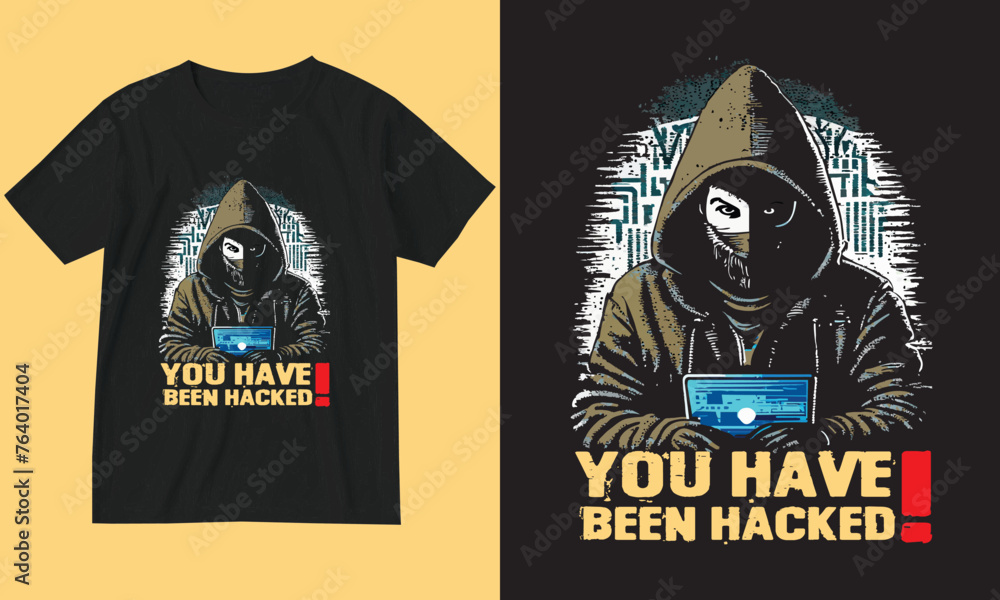 Fototapeta premium You have been hacked.