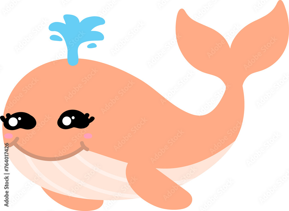 cute whale cartoon, sea animal cute whale cartoon, sea animal