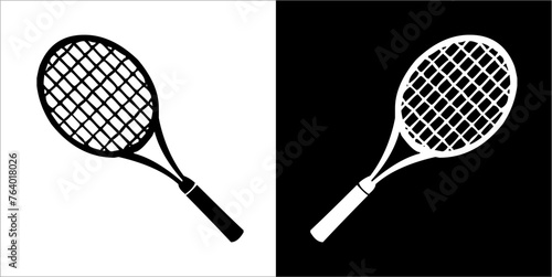 Illustration vector graphics of tennis icon