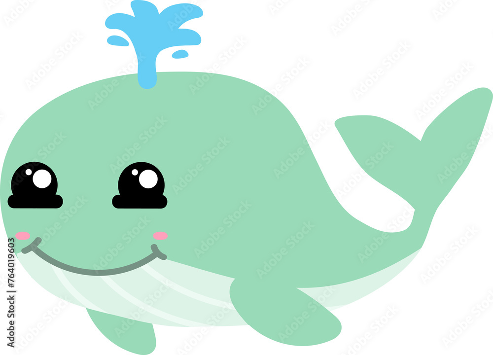 cute whale cartoon, sea animal cute whale cartoon, sea animal