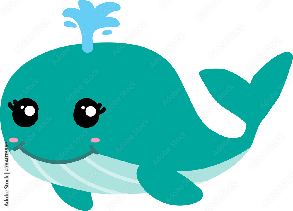 cute whale cartoon, sea animal cute whale cartoon, sea animal