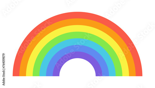 Rainbow symbol vector