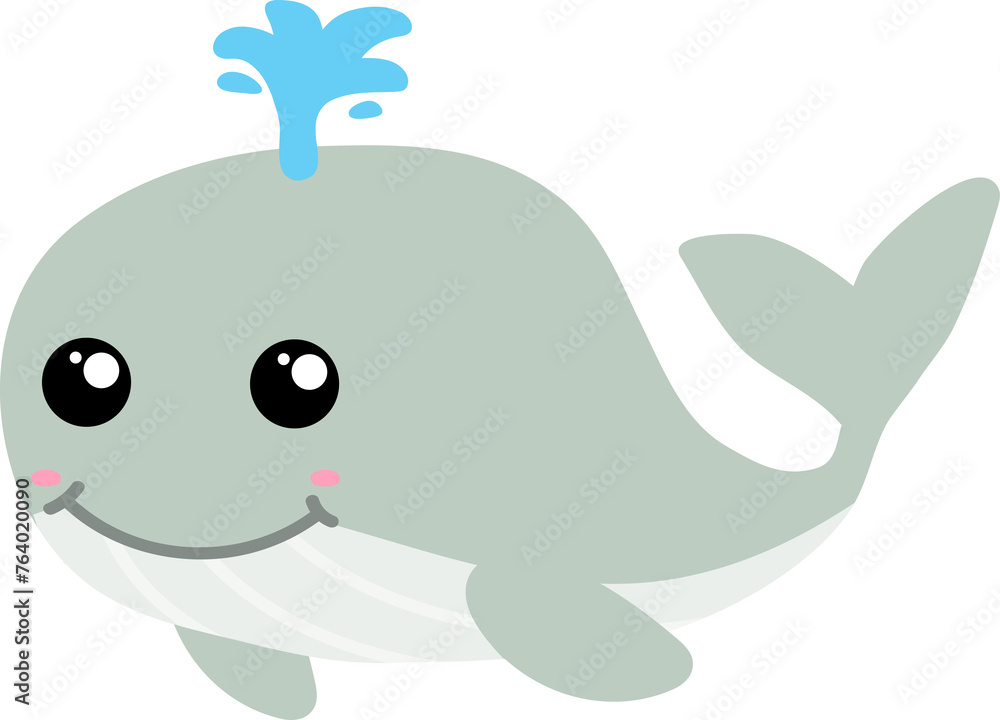 cute whale cartoon, sea animal cute whale cartoon, sea animal