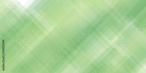 Abstract Multishade Green Gradient Overlapping Geometric Pattern, Technology Background Design. Modern Smooth Square Pattern. Suitable for Cover or Splash Template for Web Design and Site Decoration.