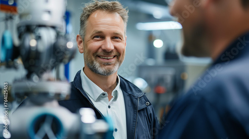 Engineer Factory Technology Manufacturing Concept