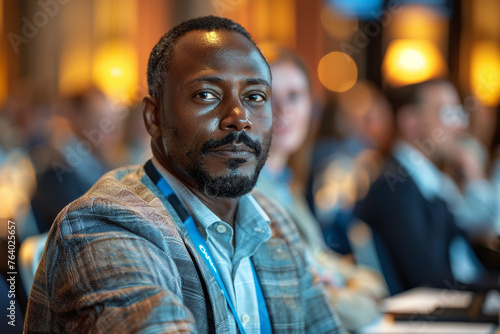 A leadership summit focused on fostering a data-driven culture within organizations, with sessions on building data literacy, promoting collaboration, and aligning analytics initia photo