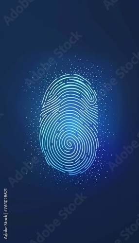 Wallpaper Mural Enhanced security and identification through fingerprint scanning in business, banking, and finance Torontodigital.ca