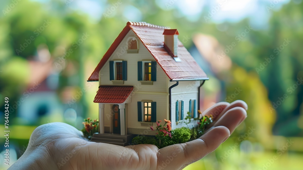 Multiple Offers for a Beautiful Home Held in Hand Multiple Offers for a Beautiful Home Held in Hand
