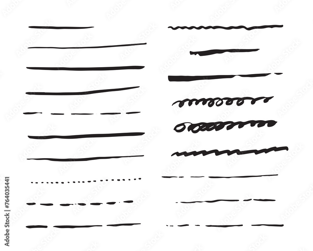 Collection of brush stroke for black ink paint, grunge backdrop Collection of brush stroke for black ink paint, grunge backdrop