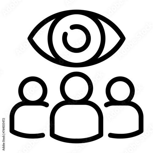 audience line icon