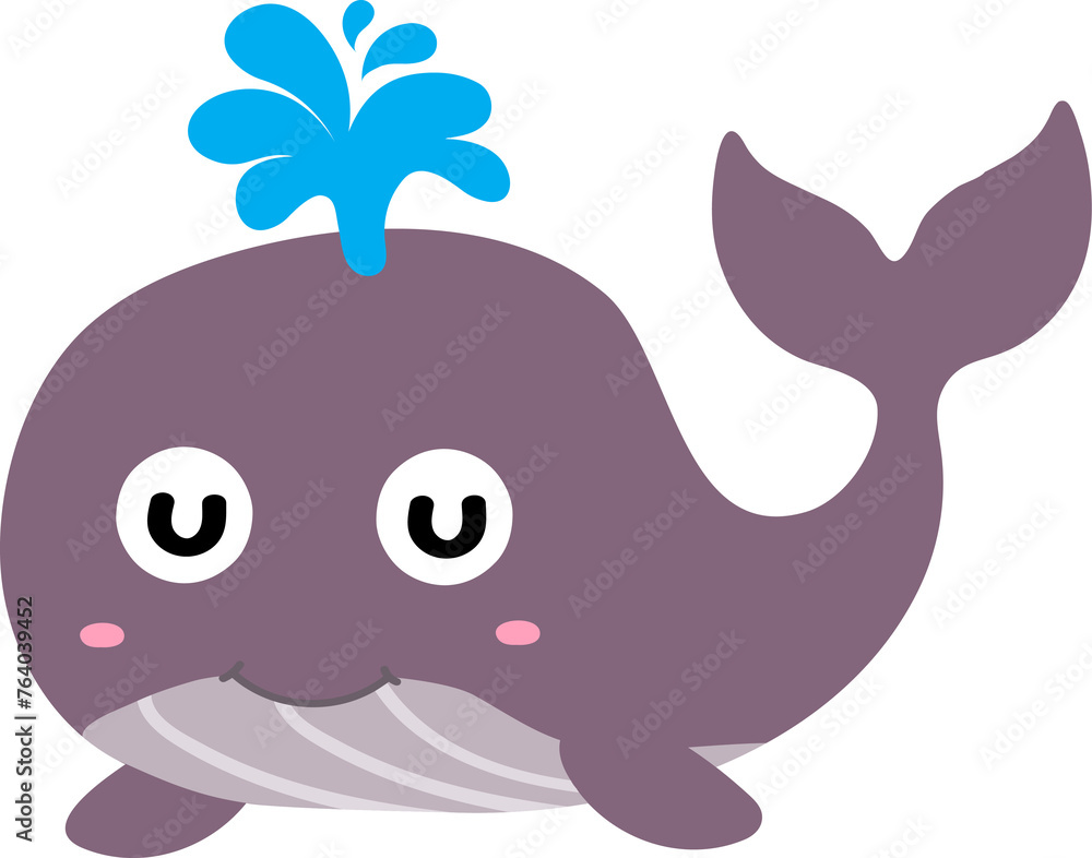 cute whale cartoon, sea animal cute whale cartoon, sea animal
