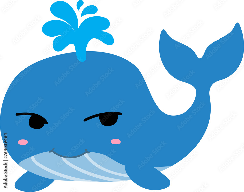cute whale cartoon, sea animal cute whale cartoon, sea animal