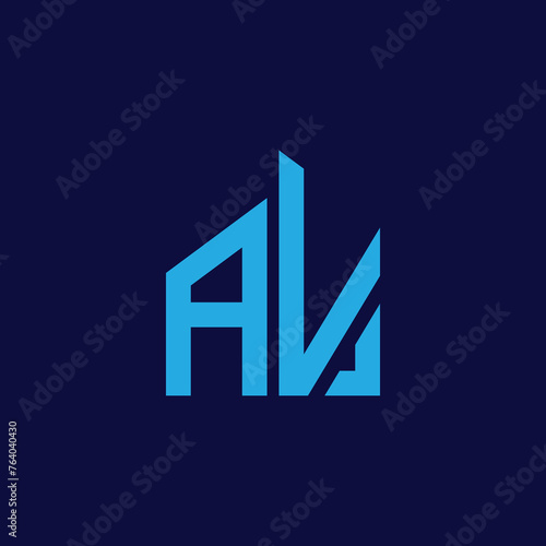 av real estate logo design