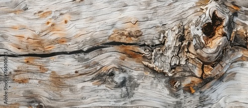 A closeup photo of driftwood displaying intricate wood texture, resembling a piece of art painted on a tree trunk