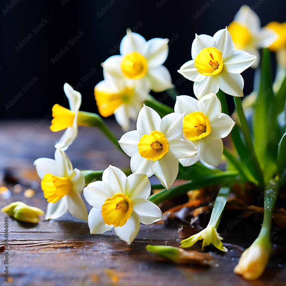Fototapeta premium daffodil flowers