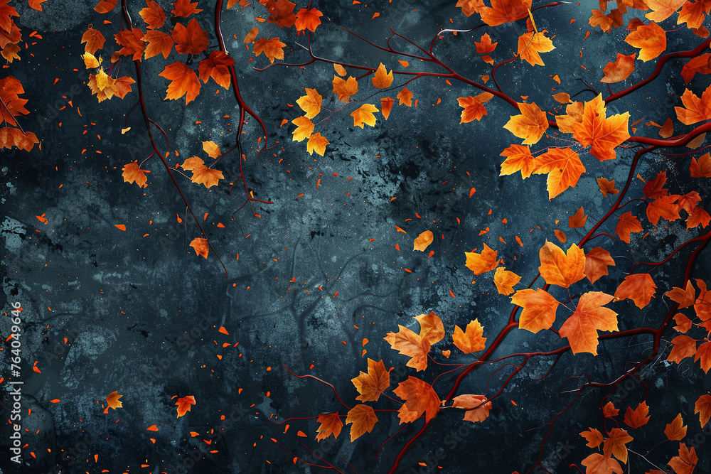 Autumn maple leaves foliage for background Autumn maple leaves foliage for background